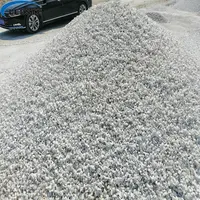 Çin tedarikçisi sıcak satış kar beyaz ezilmiş bahçe için çakıl Driveways kaldırım peyzaj dekoratif çakıl taşı
