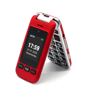 Téléphones mobiles pliables à double écran GSM 2,4 pouces, double SIM, clavier pour personnes âgées, téléphone à clapet senior avec un bon prix, 2G - Product Image 2