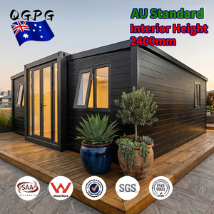 Casa Contenedor Portátil Moderna <span class=keywords><strong>para</strong></span> Exteriores, Estándar Australiano, <span class=keywords><strong>de</strong></span> 20, 30 y 40 pies, Casa Modular Prefabricada <span class=keywords><strong>de</strong></span> Lujo - Product Image 1