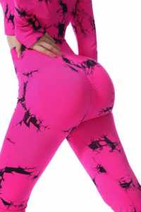 Ensemble de yoga de haute qualité, respirant, réversible, couleur unie, personnalisable, décontracté, pour femmes, ensemble de <span class=keywords><strong>fitness</strong></span> 2 pièces - Product Image 3