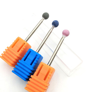 HYTOOS 11 Kích Thước Corundum Nail Drill Bit 3/32 "Rotary Gốm Đá Burr Làm Móng Tay Khoan Điện Phụ Kiện Nail Salon Công Cụ - Product Image 2