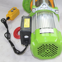 Mini treuil électrique à coque en aluminium de 1,5 tonne, treuil à câble électrique 220V à vendre