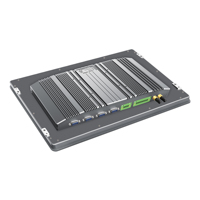 Carcasa de aluminio sin ventilador PC de panel integrado de 17 pulgadas con pantalla táctil IPC J6412 J4125 J1900 para estación de trabajo HMI