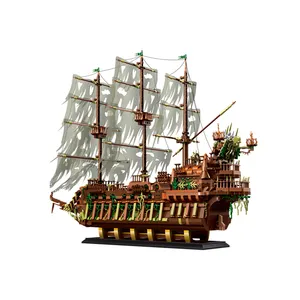 Stampo King 13138 Dutchman kit di blocco per barche a vela modello MOC Set per costruire collezioni per appassionati di costruzioni per bambini adulti