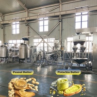Machine de traitement automatique complète pour la production de beurre de cacahuètes, de noix de cajou et de pâte de sésame - Ligne de production alimentaire