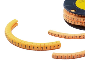 ECJ vàng số Cáp nhãn điện Dây cáp đánh dấu Vòng Cáp đánh dấu - Product Image 3