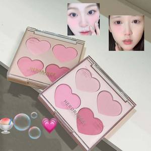 Marque privée Love Story 4 couleurs Blush poudre longue tenue mat imperméable à l'eau basse quantité minimale <span class=keywords><strong>de</strong></span> commande OEM - Product Image 4