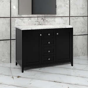 Meuble-lavabo moderne noir pour salle de bain, pièces détachées américaines, Vietnam - Product Image 1