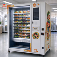 Distributeur automatique intelligent de repas à grande capacité, directement de l'usine, avec fonction SDK, pour repas prêts à consommer, code QR, CE