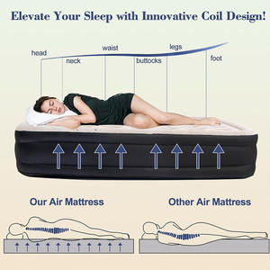 Colchón Inflable Moderno para el Hogar con Bomba, Diseño Elevado, Grosor Superior a 30 cm - Product Image 4
