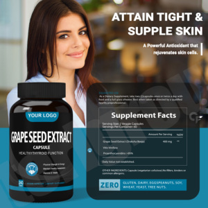<strong>Grape</strong> <strong>Seed</strong> <strong>Extract</strong> Supplements 95% OPC Proanthocyanidins <strong>Grape</strong> <strong>Seed</strong> <strong>Extract</strong> <strong>Capsule</strong> - Product Image 4