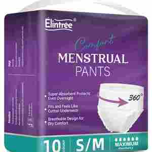Culottes <span class=keywords><strong>menstruelles</strong></span> jetables Elintree pour femmes et adolescentes, sous-vêtements absorbants pour les règles, serviettes hygiéniques, couches pour adultes - Product Image 1