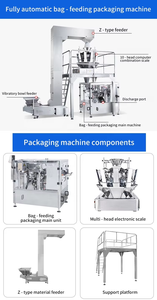 Weighing Machine Pre-made Pouch Filling Machine for Fried Snack <b>Puff</b> Food Granule Automatic Packing - Product Image 3