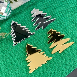 Decoraciones acrílicas para pasteles de árbol de Navidad con temática de miel y dulzura para decoración de fiestas navideñas 744206610 D-153 D-154 D-155 - Product Image 4