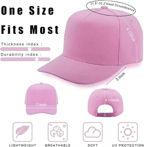 Gorra de Béisbol Publicitaria al por Mayor de Fábrica con Logotipo Personalizado, Impresión y Bordado, para Hombre y Mujer, Verano - Product Image 3