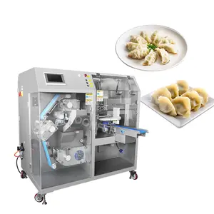 Voll automatische Haut verpackung kleine Gyoza Momo Knödel herstellungs maschine