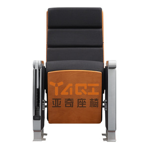 เก้าอี้หอประชุมยี่ห้อ Yachi รุ่น YA-L108B สีดำ พร้อมโต๊ะเขียนหนังสือและที่วางแขน สำหรับโรงภาพยนตร์ ห้องเรียน และห้องประชุม - Product Image 2