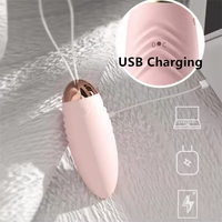 Sexspielzeug für Frauen 10-Gang Kabelloses Vibrierendes Liebes-Ei USB Fernbedienung Vibrator-Ei