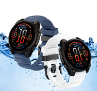 Correa de Reloj Garmin Fenix 8/7/6 Instinct 3 Enduro Quick Fit, Correa de Silicona Deportiva para Reloj de 22 mm y 26 mm, Transpirable