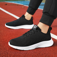 Chaussures de course à lacets pour hommes, personnalisables avec logo, nouvelle collection été, respirantes, en maille, légères, amortissantes et souples