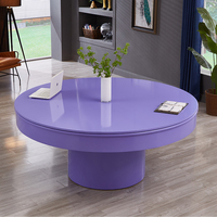 Luxuriöser 1,4m 1,6m 1,8m 2-in-1 Marmor-Billardtisch mit rundem Design und Esstischplatte für britische Bars und Clubs