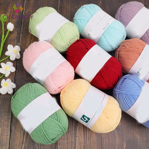 Fil de lait en <span class=keywords><strong>coton</strong></span> 80%/acrylique, vente en gros, bon marché, 50g, 20% <span class=keywords><strong>coton</strong></span> - Product Image 4
