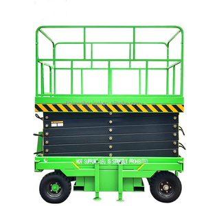 Plataforma Elevadora de Tijera Móvil Eléctrica de Corriente Continua/Alterna de Alta Venta - Elevador Hidráulico para Personal - Product Image 3