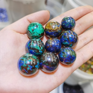 Bolas de <span class=keywords><strong>azurita</strong></span>, esferas naturales de <span class=keywords><strong>malaquita</strong></span> y <span class=keywords><strong>azurita</strong></span>, esferas pequeñas de <span class=keywords><strong>azurita</strong></span> - Product Image 2