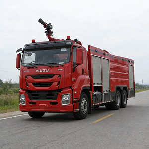 Camion de pompiers multifonctionnel 15000L, combinaison eau, mousse et poudre sèche, véhicule de lutte contre l'incendie et de sauvetage d'urgence, pour la vente mondiale - Product Image 1