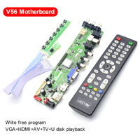 Carte mère universelle HDV56R-AL V2.2 V56 pour téléviseurs TFT LED, carte de contrôle LCD pour kits et pièces SKD de téléviseurs