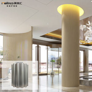 Panel de Pared de PVC con Rejilla Giratoria, Diseño Moderno, Impermeable, para Uso Doméstico, Decoración de Pilar Interior, Fácil Instalación, Precio de Fábrica - Product Image 1