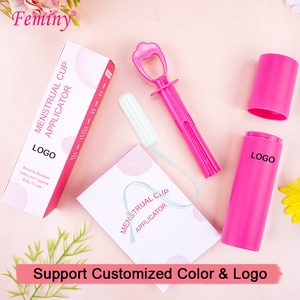 <span class=keywords><strong>Applicateur</strong></span> de disque menstruel en plastique antimicrobien médical, réutilisable, doux, écologique, personnalisé, <span class=keywords><strong>pour</strong></span> les coupes et les tampons, vente en gros, nouveauté - Product Image 3