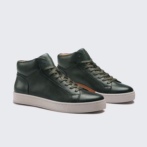 <span class=keywords><strong>Zapatillas</strong></span> de deporte de cuero ligeras para hombre, de tobillo alto, elegantes, de marca - Product Image 1