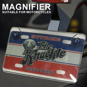 Protection décorative anti-reflet pour plaque d'immatriculation de <span class=keywords><strong>moto</strong></span>, effet flou clair, pour la protection de l'identité de la <span class=keywords><strong>moto</strong></span> - Product Image 1