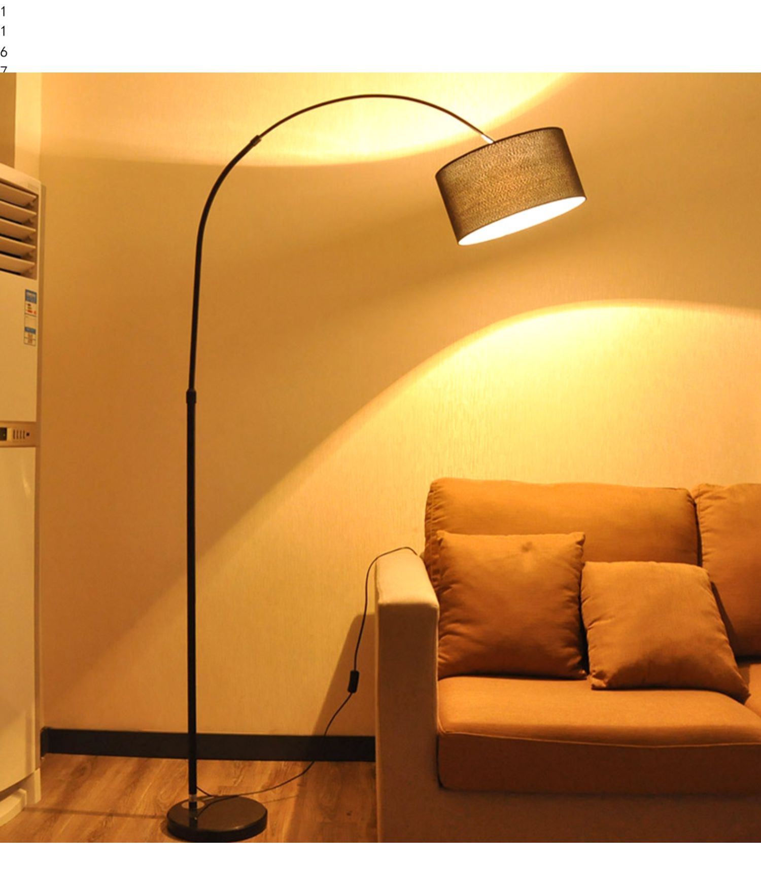 H Black Style + est livré avec 7W LED lumière chaude