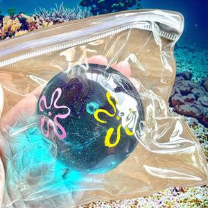 Nouvelle série de jouets TPR Squishy en forme de boule de maltose Océan Bleu de 6 cm – Cadeau créatif anti-stress à presser pour enfants et adultes – Ambiance cool - Product Image 3