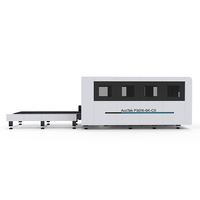 Machine de découpe laser à fibre 12000W à couverture intégrale, découpeuse de tôles métalliques CNC à double table