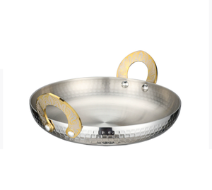 DFP03 Sartén Redonda de Metal Forjado Personalizada con Asa, Diseño Clásico, Utensilios de Cocina, Sartén para Servir - Product Image 2