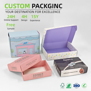 Hộp Lớn Bao Bì Cho Quần Áo Thương Hiệu Tùy Chỉnh Trang Phục Hộp Quà Tặng Giấy Trắng Logo In May Lưu Trữ Và Vận Chuyển - Product Image 2