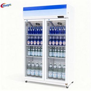 Réfrigérateur commercial de série pour cuisine, à porte unique, avec refroidissement par ventilateur direct, porte vitrée, pour aliments spéciaux, bar - Product Image 2