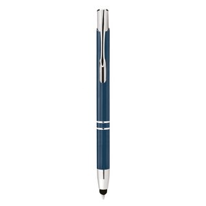 <b>Customisable</b> Aluminium-Coloured Ballpoint <b>Pen</b> 0.7mm Writing Novelty Business Metal Plastic PETROLEUM Click Mechanism Custom - Product Image 3