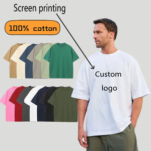 T-shirt graphique personnalisé avec silhouette d'anime, 100% coton, 300 grammes, coupe ample, streetwear pour hommes, OEM ODM - Product Image 2