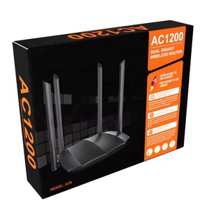 Routeur réseau Gigabit Tenda AC8 AC1200 1200 Mbps double bande 2,4 G/5 G, modem WiFi, 4 antennes externes 6 dBi, 4 ports LAN - Product Image 3