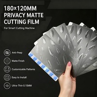 Protector de Pantalla Mate de Privacidad de 180*120mm con Dibujos, Películas de Hidrogel Texturizadas Anti-espía para Máquina de Corte con Plotter