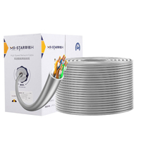 Se trata de 4 pares de cables de red LAN de 305 m para interior, suministro de cable de red de 26awg UTP CAT5e CAT5