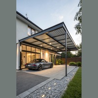Prix de gros pour abri solaire en PE, abri solaire avec stationnement pour voitures, structure en aluminium, système imperméable