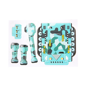 3D aereo e carro armato Puzzle modello di carta pratico giocattolo per gli studenti delle scuole elementari strumento promozionale per l'apprendimento - Product Image 5