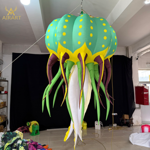 Vente flash : ballon méduse gonflable de 2,5 m de haut pour l'art public, <span class=keywords><strong>la</strong></span> marque et les expositions - Product Image 1