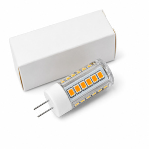 หลอดไฟ LED ขั้ว G4 แบบข้าวโพด 3W ปรับความสว่างได้ SMD 2835 พลาสติก+เซรามิก G4 หลอดไฟ LED เปลี่ยนสีได้ - Product Image 4