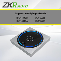 Lector de Códigos QR y RFID de Montaje en Pared con BLE5.3 TCP WG RS485 para Sistema de Control de Acceso